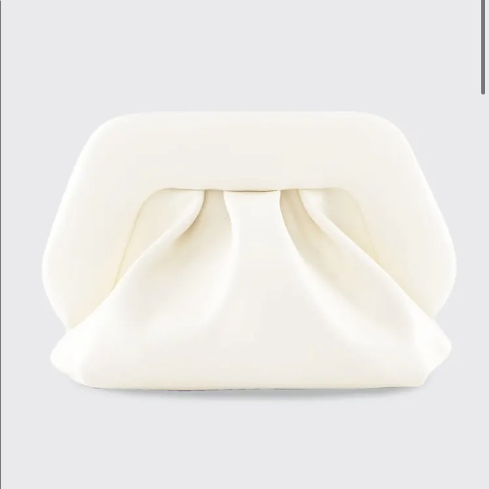 Themoire Gea Faux-Leather Clutch